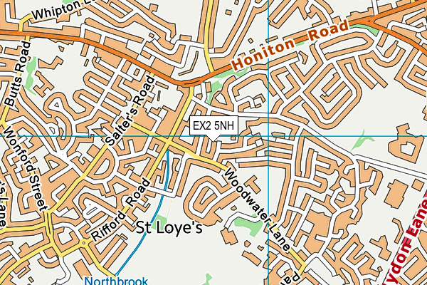 EX2 5NH map - OS VectorMap District (Ordnance Survey)