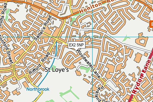 EX2 5NP map - OS VectorMap District (Ordnance Survey)