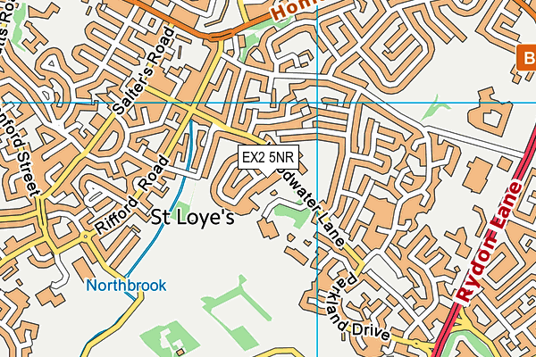 EX2 5NR map - OS VectorMap District (Ordnance Survey)