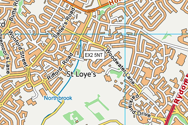 EX2 5NT map - OS VectorMap District (Ordnance Survey)