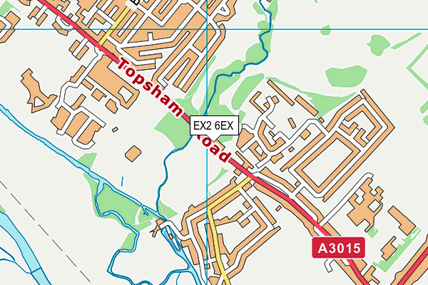 EX2 6EX map - OS VectorMap District (Ordnance Survey)