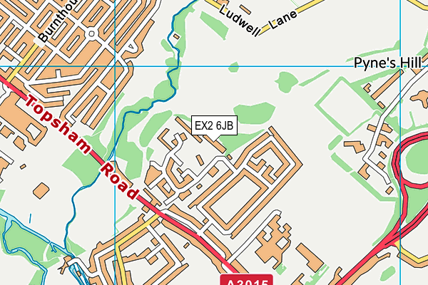 Southbrook School map (EX2 6JB) - OS VectorMap District (Ordnance Survey)