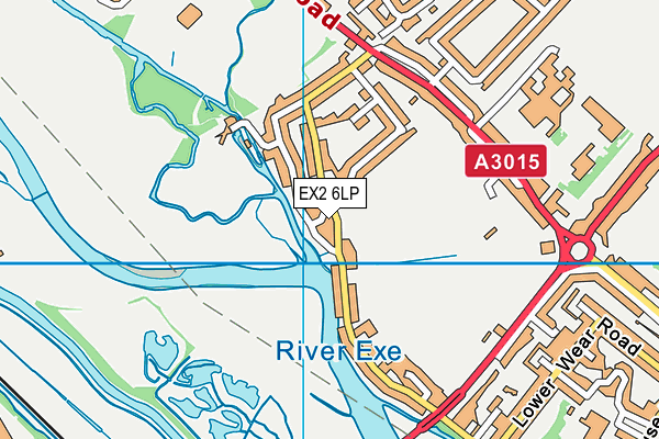 EX2 6LP map - OS VectorMap District (Ordnance Survey)