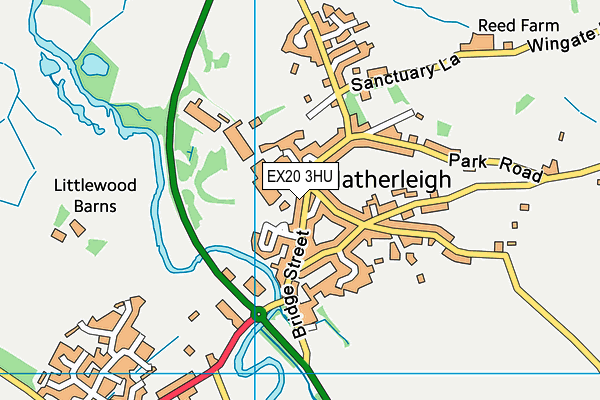 Map of HATHERLEIGH FISH BAR LIMITED at district scale