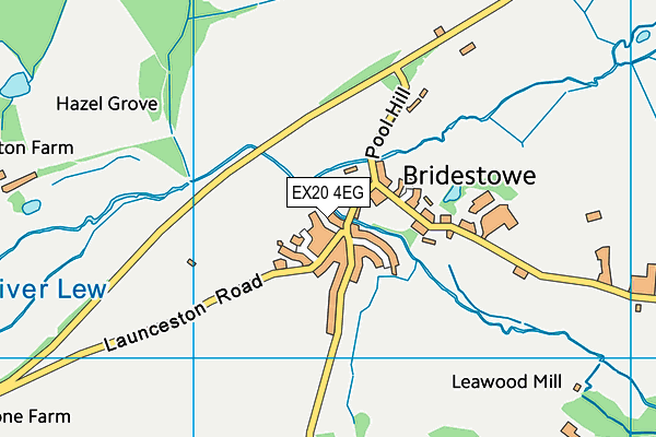 EX20 4EG map - OS VectorMap District (Ordnance Survey)