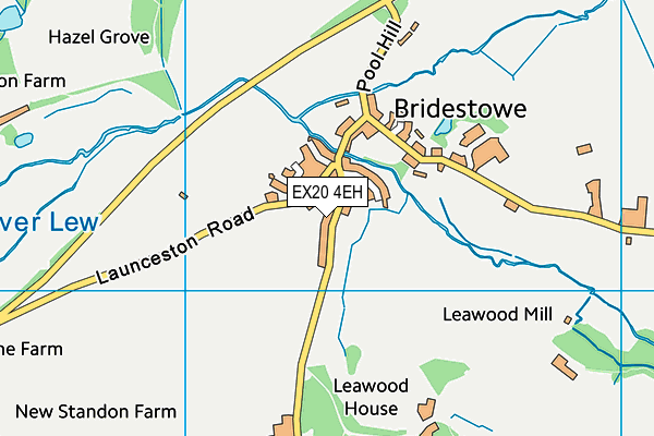 EX20 4EH map - OS VectorMap District (Ordnance Survey)