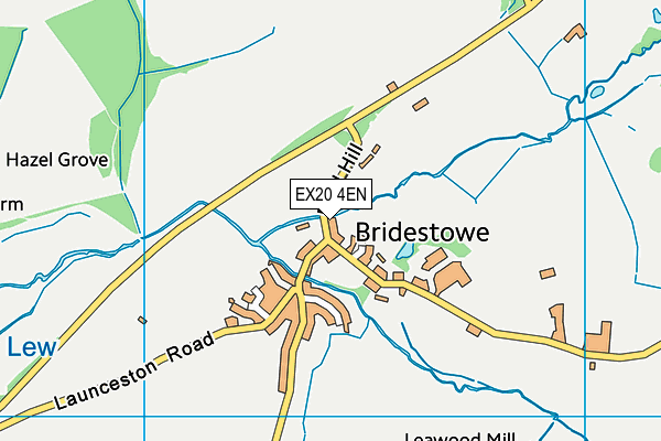 EX20 4EN map - OS VectorMap District (Ordnance Survey)