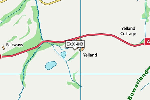 EX20 4NB map - OS VectorMap District (Ordnance Survey)