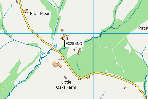 EX20 4NQ map - OS VectorMap District (Ordnance Survey)