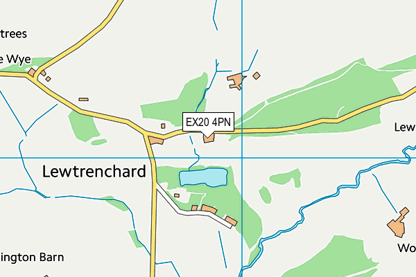 EX20 4PN map - OS VectorMap District (Ordnance Survey)