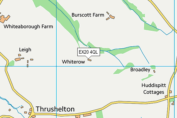 EX20 4QL map - OS VectorMap District (Ordnance Survey)