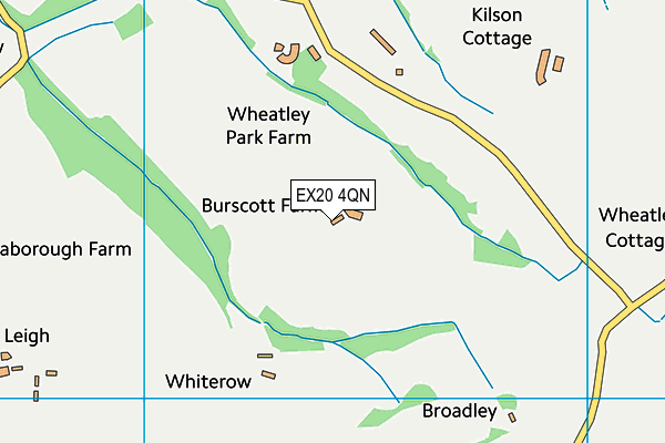 EX20 4QN map - OS VectorMap District (Ordnance Survey)