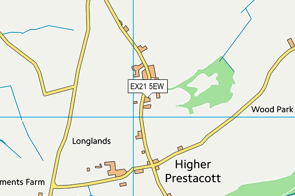 Ashwater Primary School map (EX21 5EW) - OS VectorMap District (Ordnance Survey)