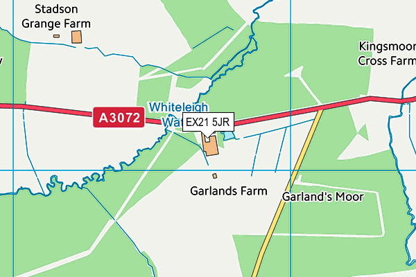 EX21 5JR map - OS VectorMap District (Ordnance Survey)