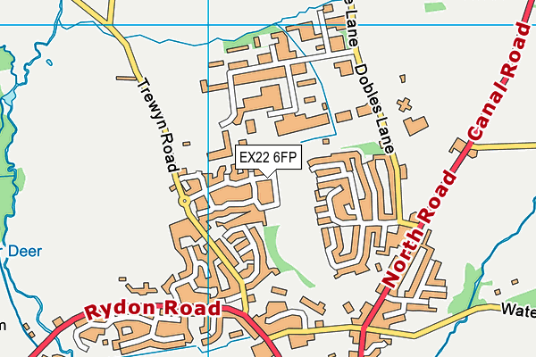 Stanhope Park map (EX22 6FP) - OS VectorMap District (Ordnance Survey)