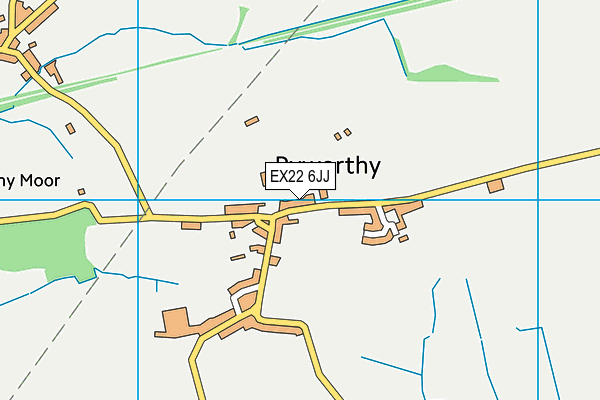 EX22 6JJ map - OS VectorMap District (Ordnance Survey)