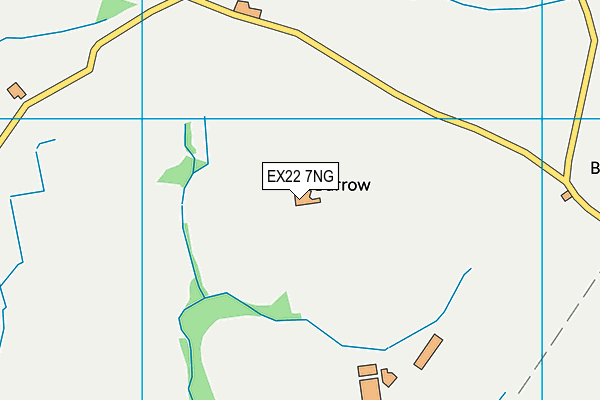 EX22 7NG map - OS VectorMap District (Ordnance Survey)