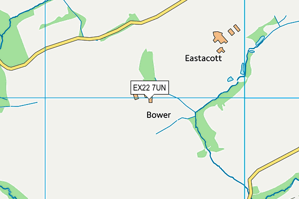 EX22 7UN map - OS VectorMap District (Ordnance Survey)