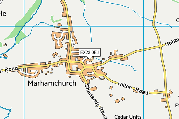 EX23 0EJ map - OS VectorMap District (Ordnance Survey)