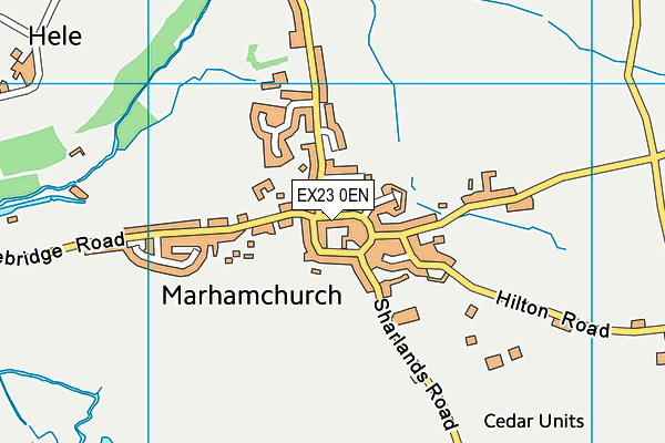 EX23 0EN map - OS VectorMap District (Ordnance Survey)