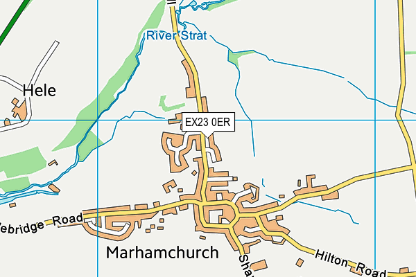 EX23 0ER map - OS VectorMap District (Ordnance Survey)