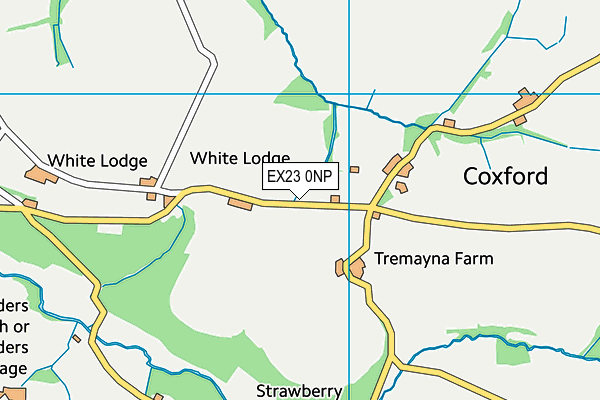 EX23 0NP map - OS VectorMap District (Ordnance Survey)