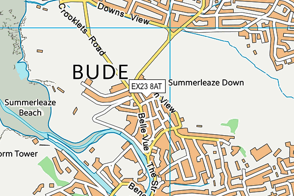 Map of BUDE COMPUTERS LTD at district scale