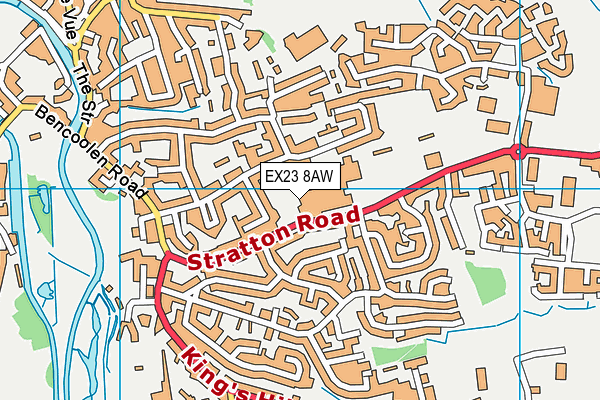 Budehaven Community Leisure Centre map (EX23 8AW) - OS VectorMap District (Ordnance Survey)