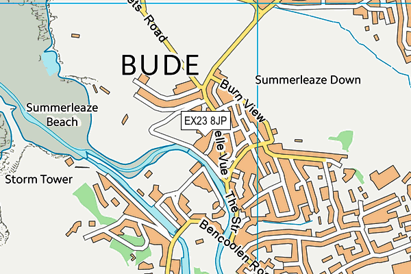 Map of ADVENTURE BUDE LTD at district scale