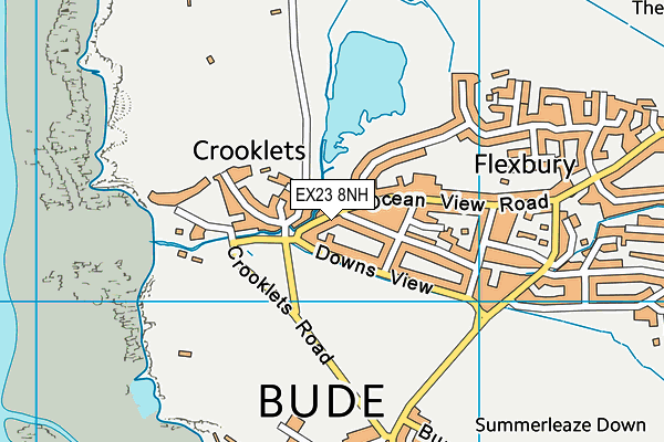 EX23 8NH map - OS VectorMap District (Ordnance Survey)