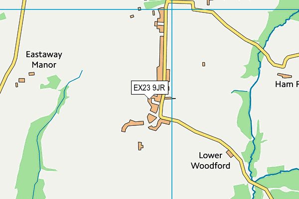 EX23 9JR map - OS VectorMap District (Ordnance Survey)
