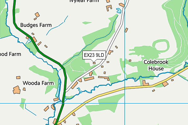 Ivyleaf Golf Course & Driving Range map (EX23 9LD) - OS VectorMap District (Ordnance Survey)
