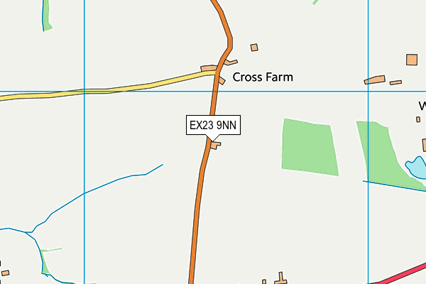 EX23 9NN map - OS VectorMap District (Ordnance Survey)