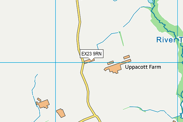 EX23 9RN map - OS VectorMap District (Ordnance Survey)