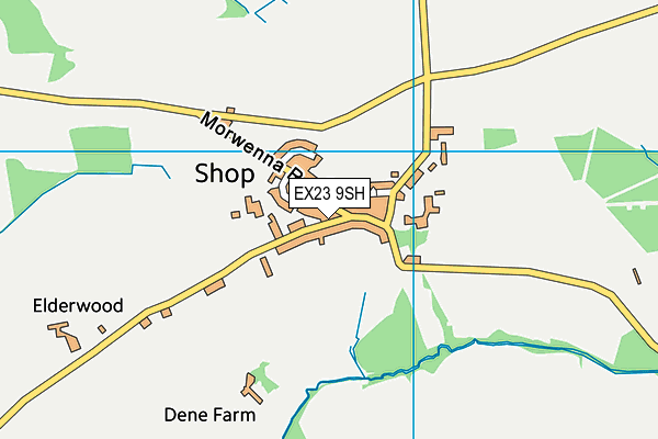 EX23 9SH map - OS VectorMap District (Ordnance Survey)