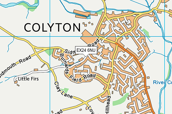 Colyton Primary Academy map (EX24 6NU) - OS VectorMap District (Ordnance Survey)