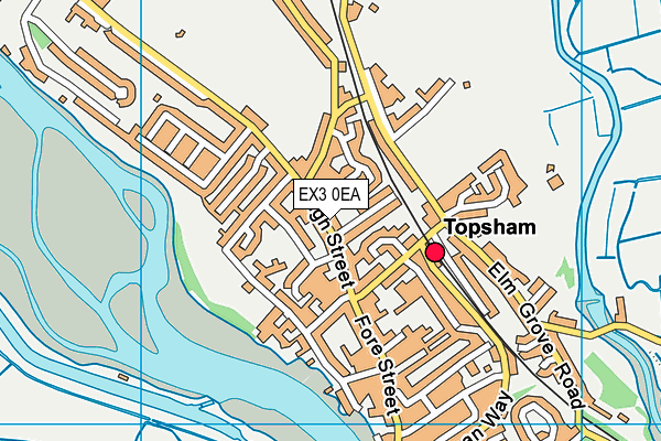 EX3 0EA map - OS VectorMap District (Ordnance Survey)