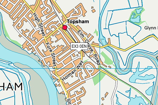 EX3 0EN map - OS VectorMap District (Ordnance Survey)