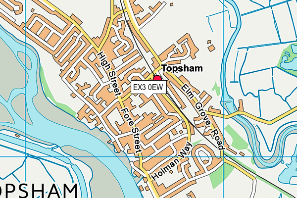 EX3 0EW map - OS VectorMap District (Ordnance Survey)