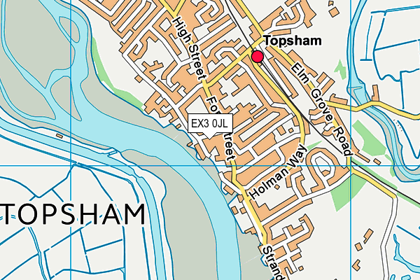 EX3 0JL map - OS VectorMap District (Ordnance Survey)