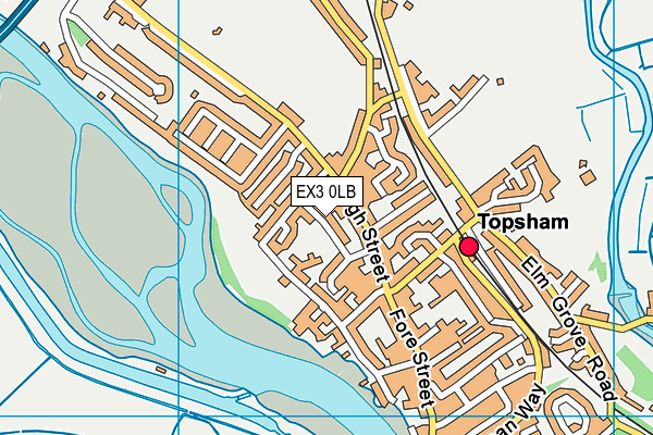 Map of ORCHARD WAY (TOPSHAM) MANAGEMENT LIMITED at district scale