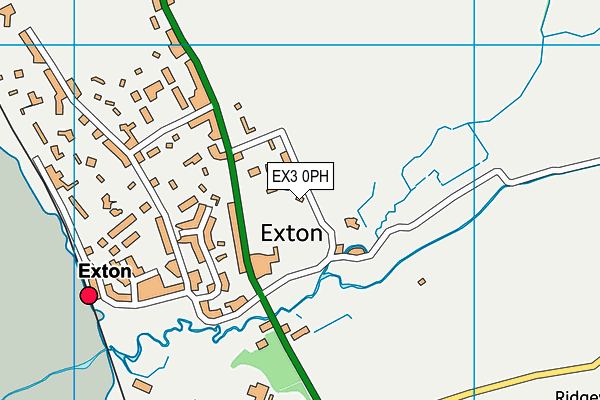 EX3 0PH map - OS VectorMap District (Ordnance Survey)