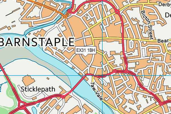 EX31 1BH map - OS VectorMap District (Ordnance Survey)