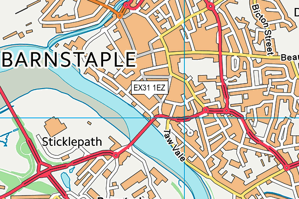 EX31 1EZ map - OS VectorMap District (Ordnance Survey)