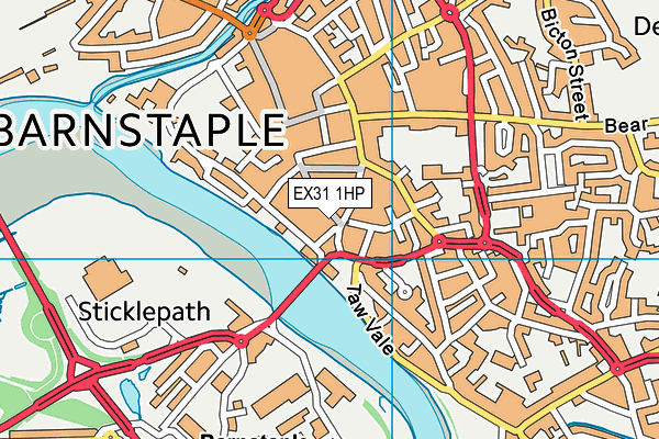 EX31 1HP map - OS VectorMap District (Ordnance Survey)