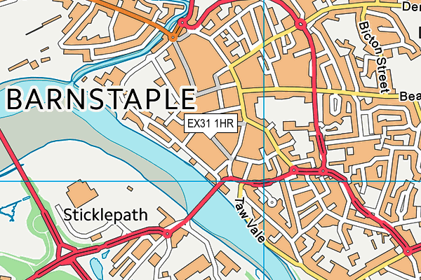 EX31 1HR map - OS VectorMap District (Ordnance Survey)