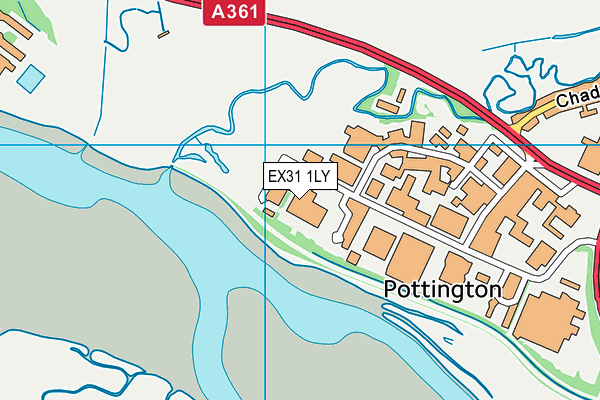 EX31 1LY map - OS VectorMap District (Ordnance Survey)