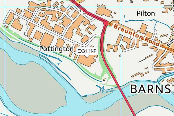 EX31 1NP map - OS VectorMap District (Ordnance Survey)