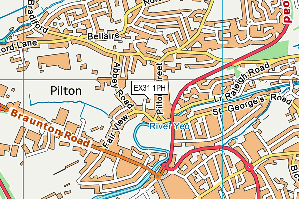 EX31 1PH map - OS VectorMap District (Ordnance Survey)