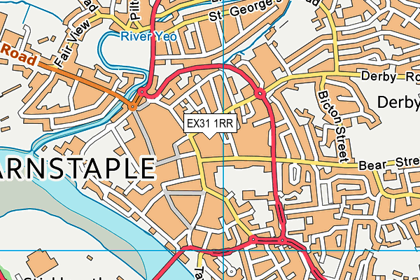 EX31 1RR map - OS VectorMap District (Ordnance Survey)